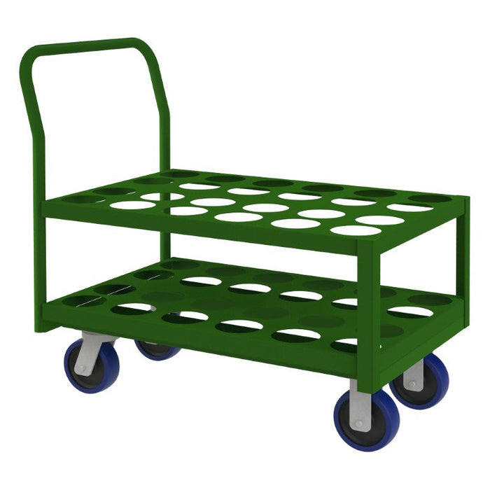 MCC-2436-6PU-83T Medical Cylinder Cart, Perforated Shelf