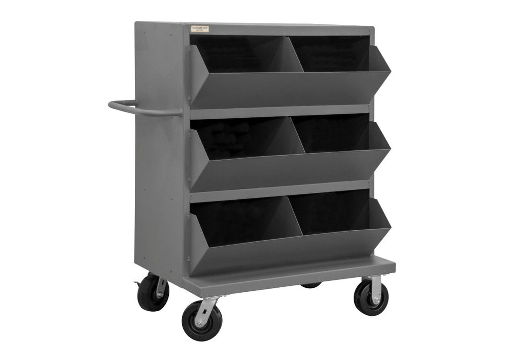 MSB6-2036-95 Mobile Bin, 6 Openings
