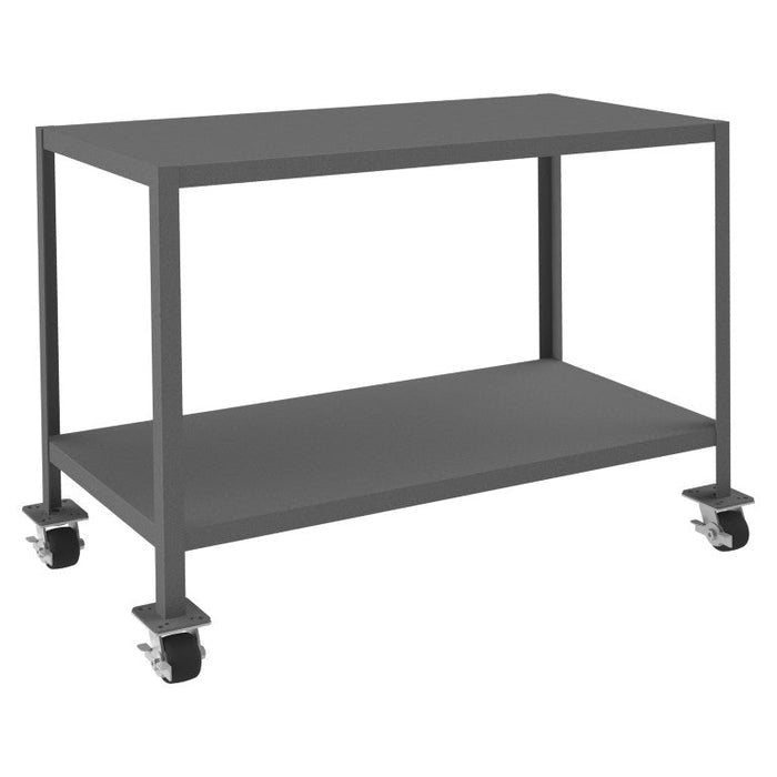 MTM244836-3K295 Mobile MT Workbench, 2 Shelves, 24 x 48