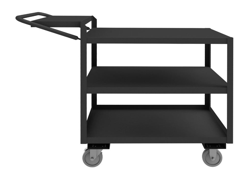OPCFS-2436-3-BLU-95 Order Picking Cart, Flat Writing Shelf