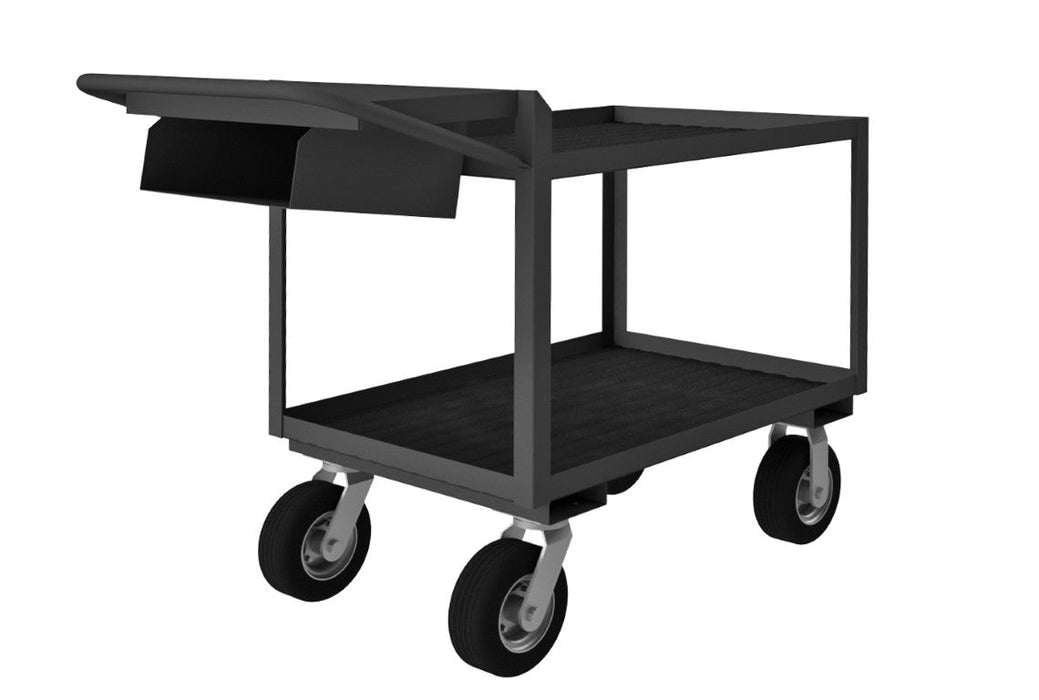 OPCPFS-243638-2-RM-8PN-95 Order Picking Cart, Storage Pocket