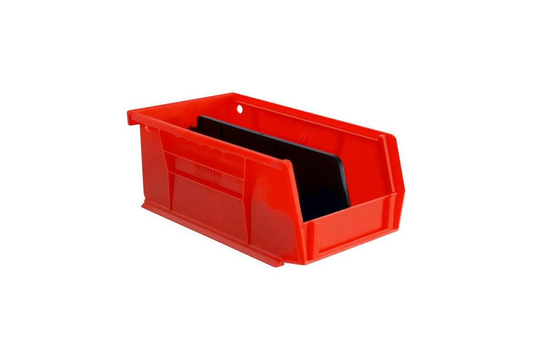 PB30220-17 Hook-On-Bin, 4 X 7 X 3, Red
