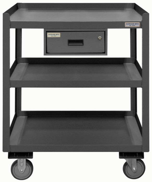 PSD-2430-3-D-95 Portable Shop Desk, 3 Shelf, 1 Drawer
