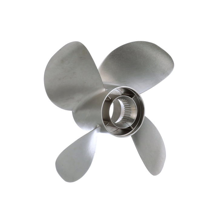 Quicksilver Bravo Three 16" Diameter X 20" Pitch, 4-Blade Stainless Steel Propeller, Left Hand Rotation, Matte Finish