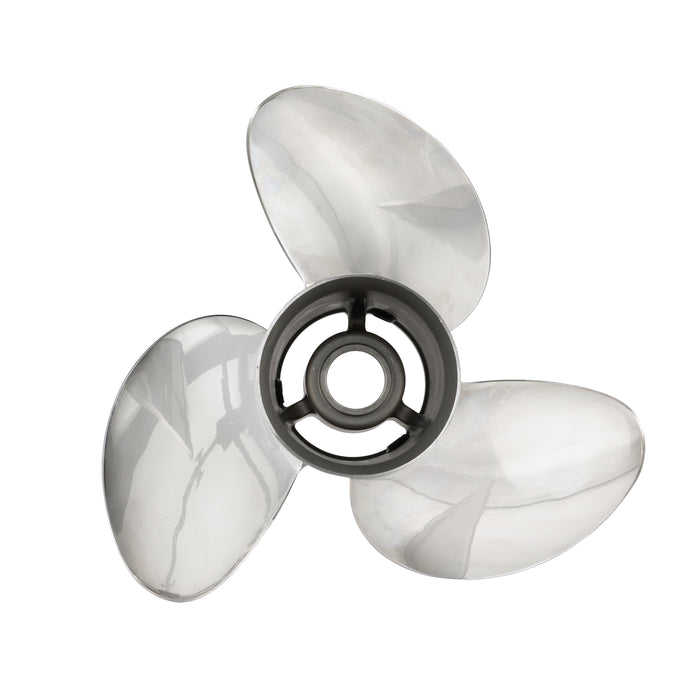Quicksilver Q3 16" Diameter X 11" Pitch, 3-Blade Stainless Steel Propeller, Right Hand Rotation, High Polished Finish