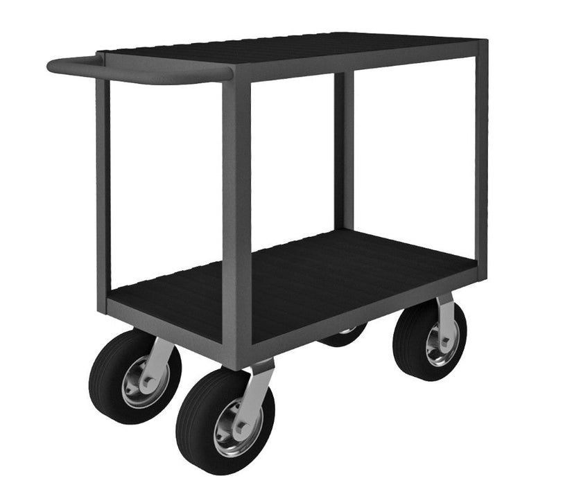 RIC-1830-2-8SPN-95 Instrument Cart, 2 Flush Shelves