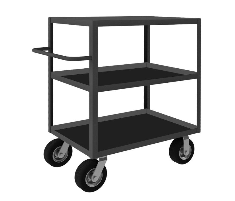 RIC-243645-3-ALU-95 Instrument Cart, 3 Lipped Shelves