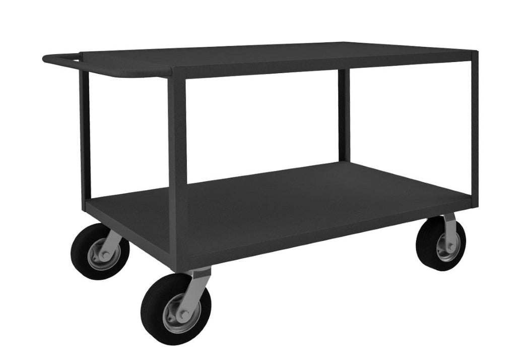 RICNM-2448-2-95 Instrument Cart, 2 Flush Shelves