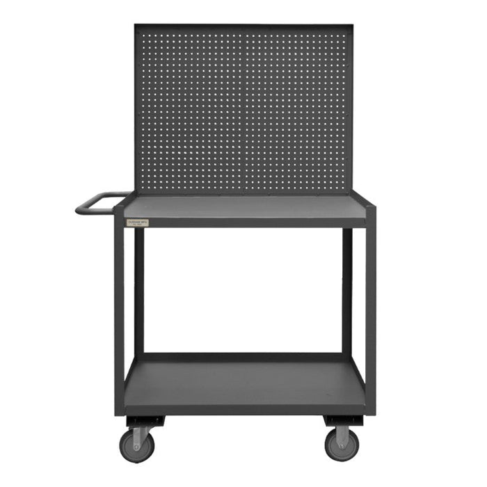 RSC-2436-2-PB-95 Stock Cart, 2 Shelf, 24 x 36, Pegboard