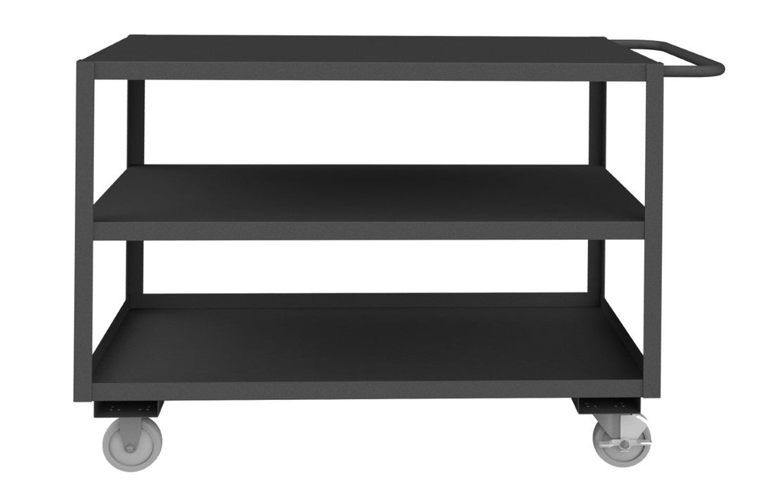 RSC-2448-3-BLU-95 Stock Cart, 3 Shelves, 24 x 48