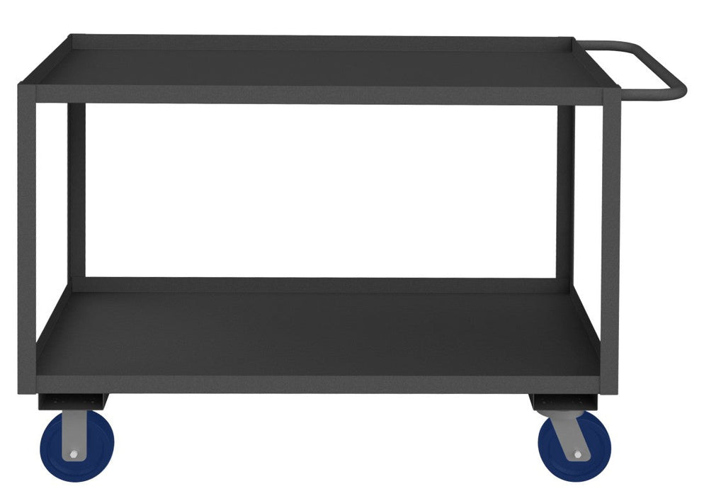 RSC-244836-2-6PU-95 Stock Cart, 2 Shelves, 24 x 48