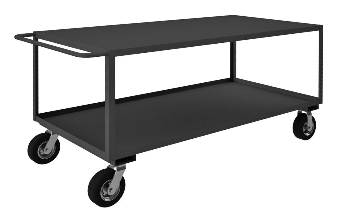 RSC-367236-2-8PN-TLD-95 Stock Cart, 2 Shelves, 36 x 72