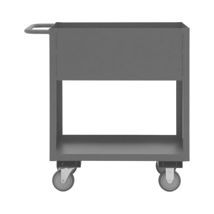 RSC12-1830-2-95 Stock Cart, 2 Shelves, High Lip, 18 x 30