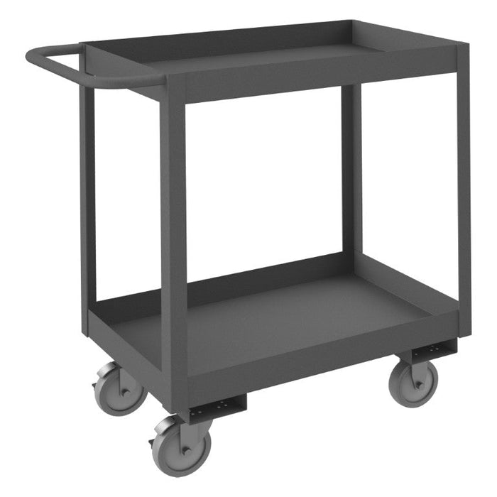 RSC3-1830-2-95 Stock Cart, 2 Shelves, High Lip, 18 x 30