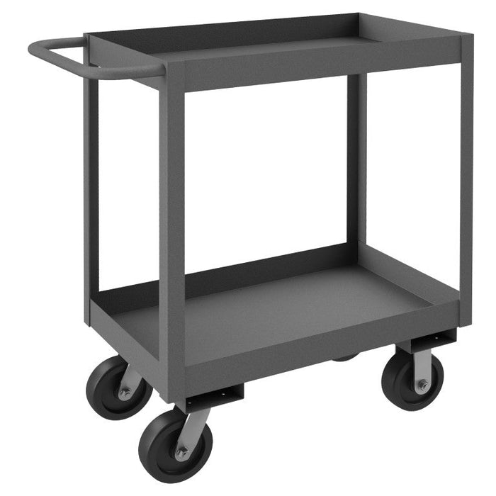 RSC3-2436-2-3.6K-95 Stock Cart, 2 Shelves, High Lip, 24 x 36