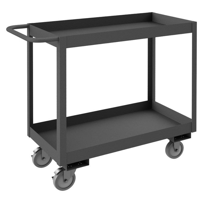 RSC3-2436-2-95 Stock Cart, 2 Shelves, High Lip, 24 x 36