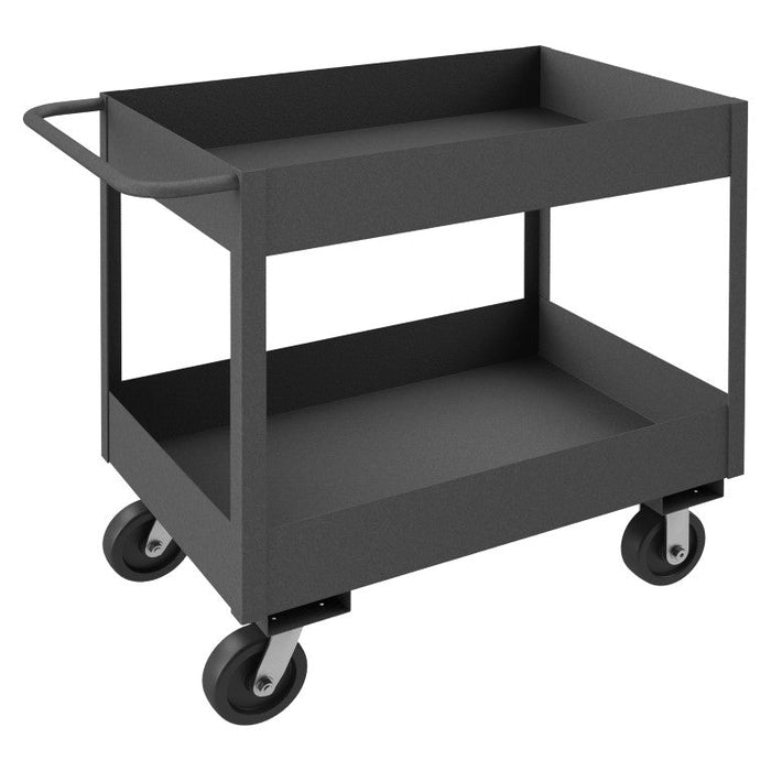 RSC6-1830-2-3.6K-95 Stock Cart, 2 Shelves, High Lip, 18 x 30