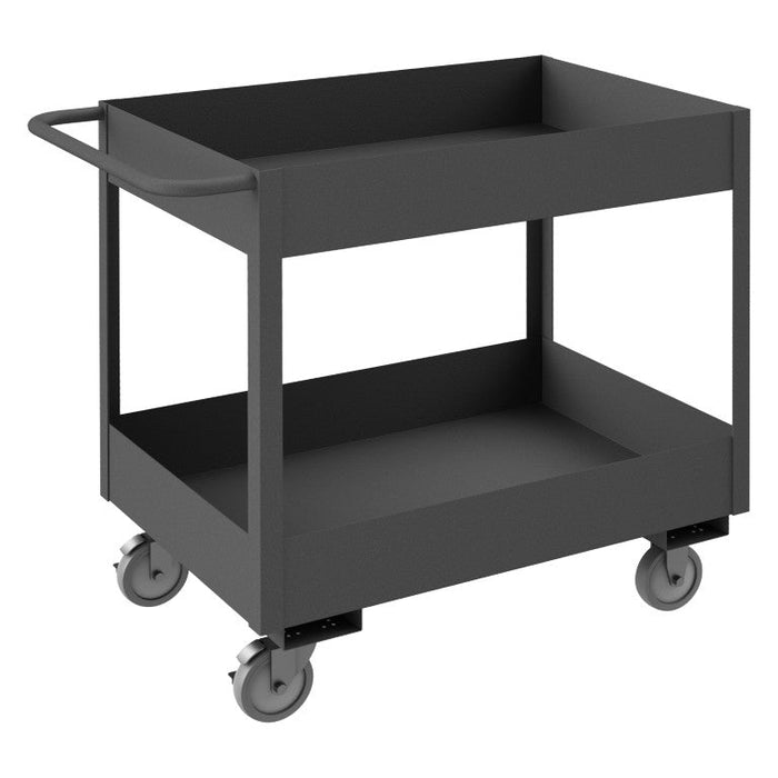 RSC6-1830-2-95 Stock Cart, 2 Shelves, High Lip, 18 x 30