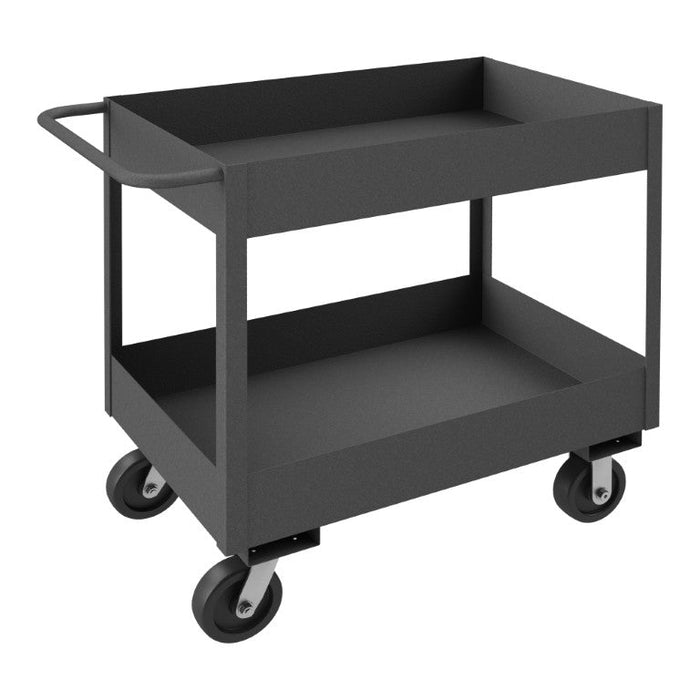 RSC6-2436-2-3.6K-95 Stock Cart, 2 Shelves, High Lip, 24 x 36