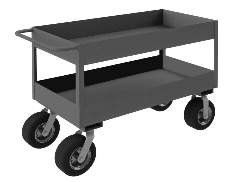 RSC6-243636-2-10SPN-95 Stock Cart, 2 Shelves, High Lip, 24 x 36