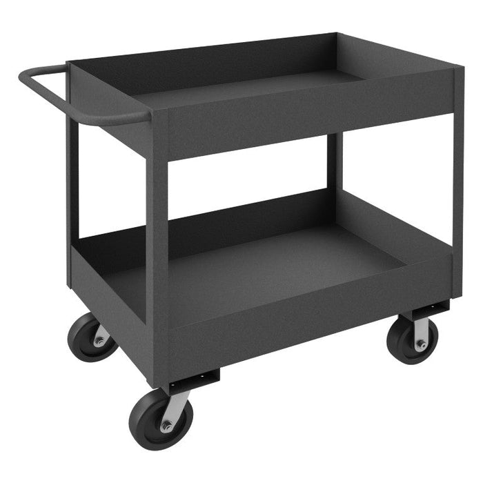 RSC6-2448-2-3.6K-95 Stock Cart, 2 Shelves, High Lip, 24 x 48