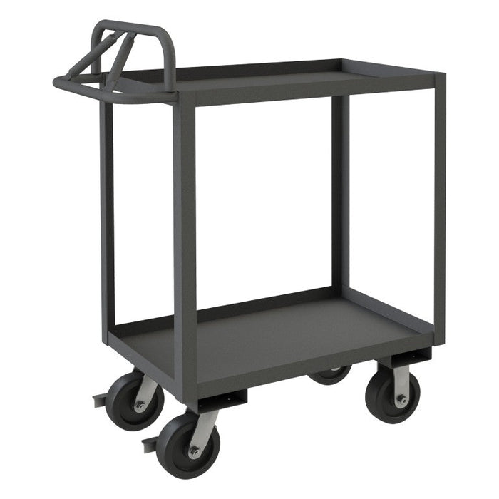 RSCE-1836-2-3.6K-95 Stock Cart, 2 Shelves, Ergonomic Handle