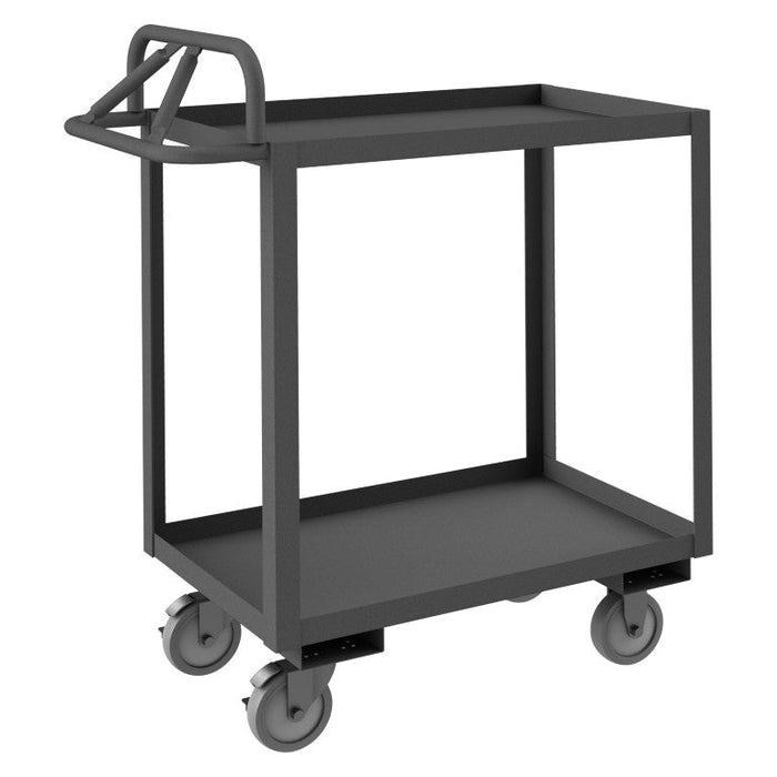 RSCE-1836-2-95 Stock Cart, 2 Shelves, Ergonomic Handle