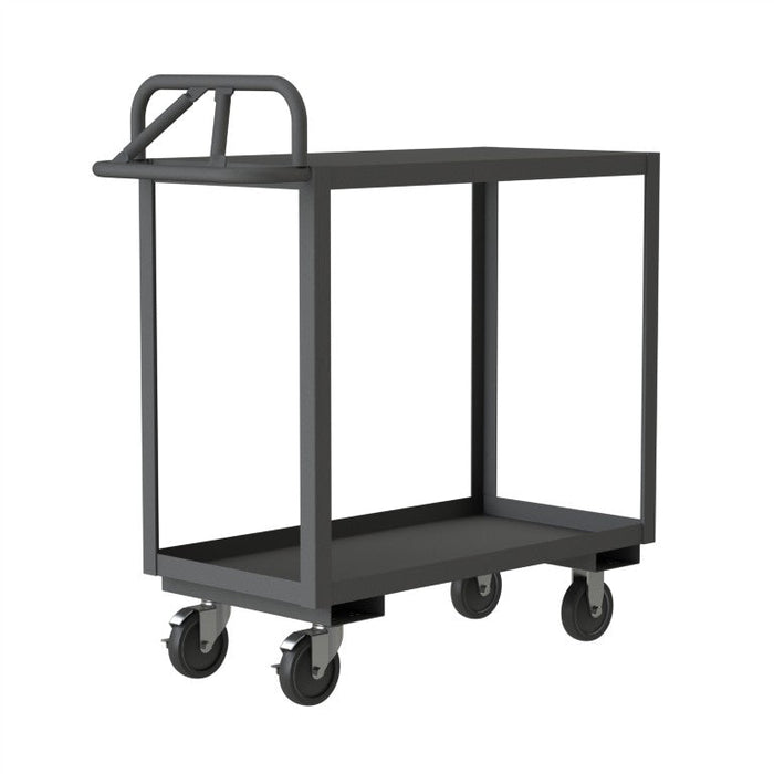 RSCE-1836-2-TLD-95 Stock Cart, 2 Shelves, Ergonomic Handle