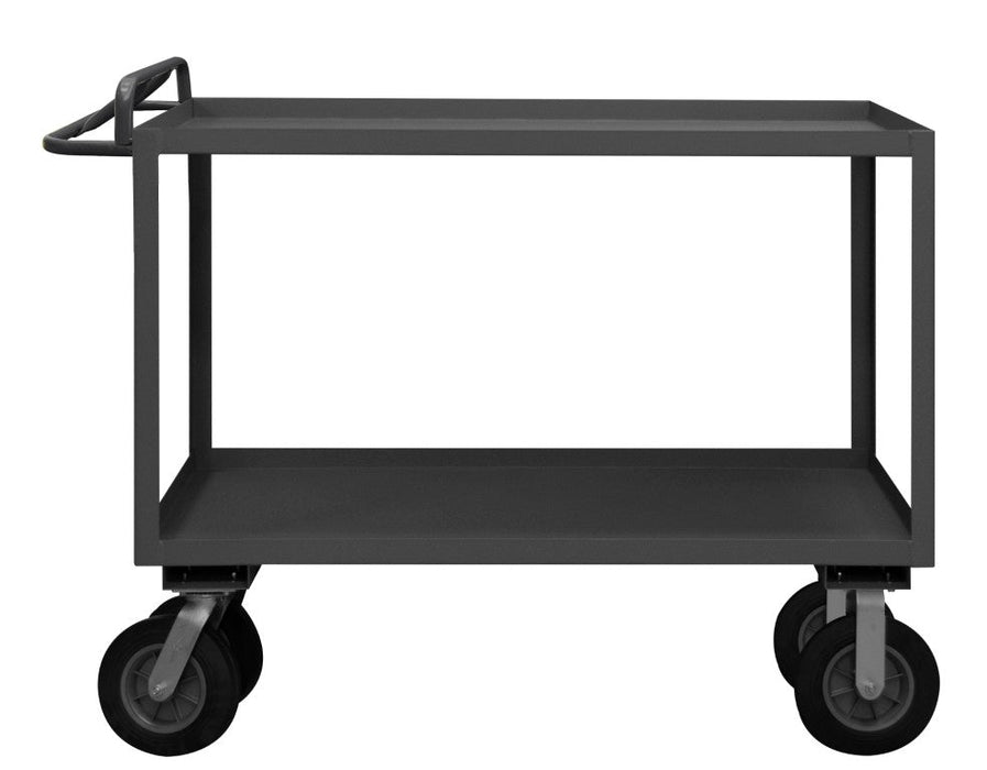 RSCE-2430-2-8SPN-95 Stock Cart, 2 Shelves, Ergonomic Handle