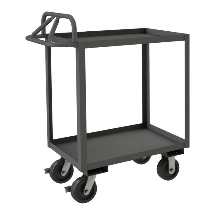 RSCE-2436-2-3.6K-95 Stock Cart, 2 Shelves, Ergonomic Handle