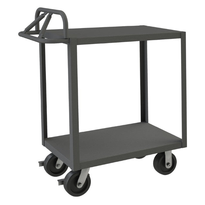 RSCE-2436-2-3.6K-ALD-95 Stock Cart, 2 Shelves, Ergonomic Handle