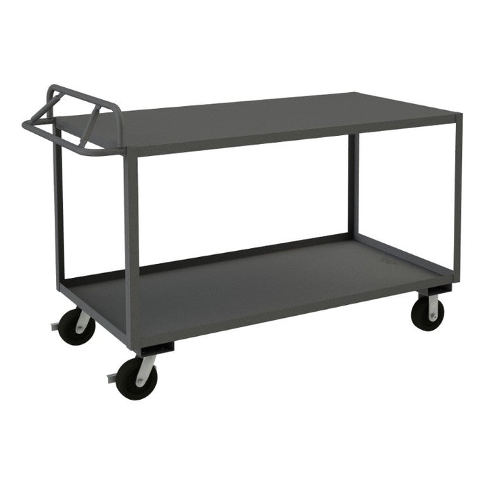 RSCE-2436-2-3.6K-TLD-95 Stock Cart, 2 Shelves, Ergonomic Handle