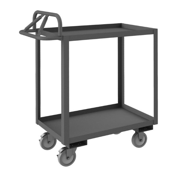 RSCE-2436-2-95 Stock Cart, 2 Shelves, Ergonomic Handle