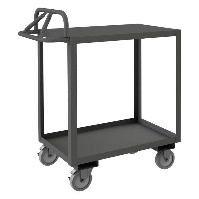 RSCE-2436-2-TLD-95 Stock Cart, 2 Shelves, Ergonomic Handle