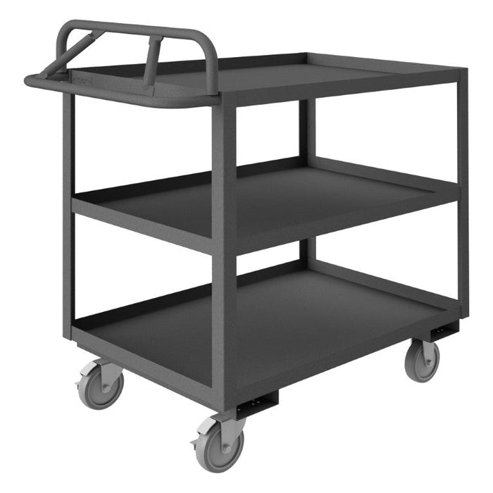 RSCE-2436-3-95 Stock Cart, 3 Shelves, Ergonomic Handle