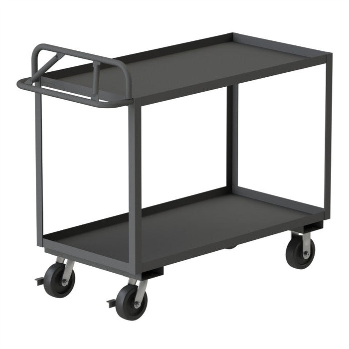 RSCE-2448-2-3.6K-95 Stock Cart, 2 Shelves, Ergonomic Handle