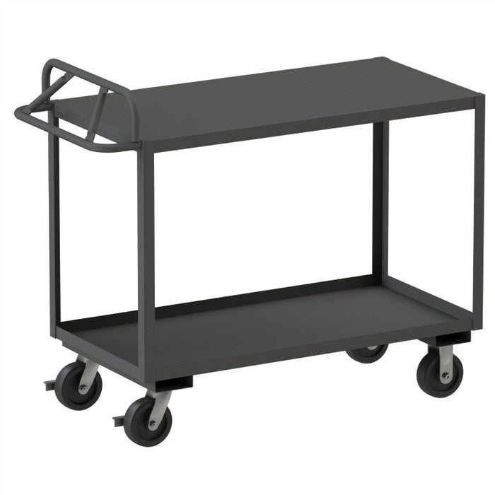 RSCE-2448-2-3.6K-TLD-95 Stock Cart, 2 Shelves, Ergonomic Handle