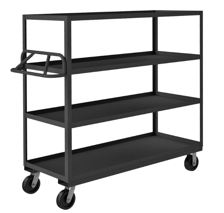 RSCE-246060-4-3.6K-95 Stock Cart, 4 Shelves, Ergonomic Handle
