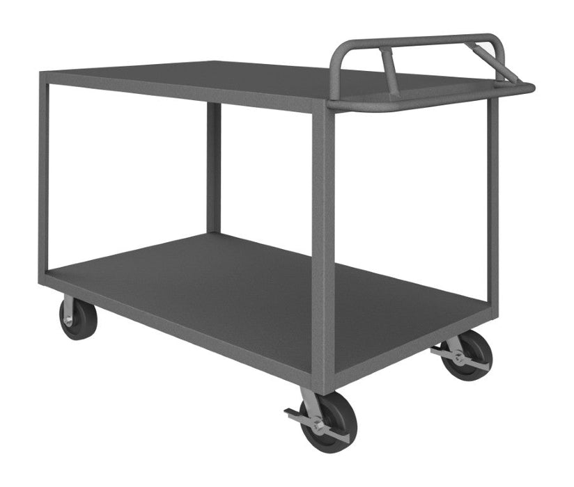 RSCE-3048-2-3.6K-ALD-95 Stock Cart, 2 Shelves, Ergonomic Handle