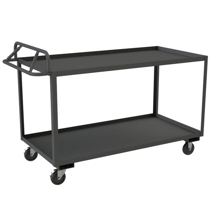RSCE-3060-2-95 Stock Cart, 2 Shelves, Ergonomic Handle