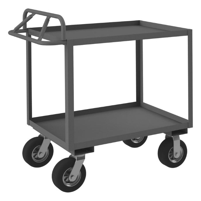 RSCE1P-2436-2-8SPN-95 Stock Cart, 2 Shelves, Ergonomic Handle