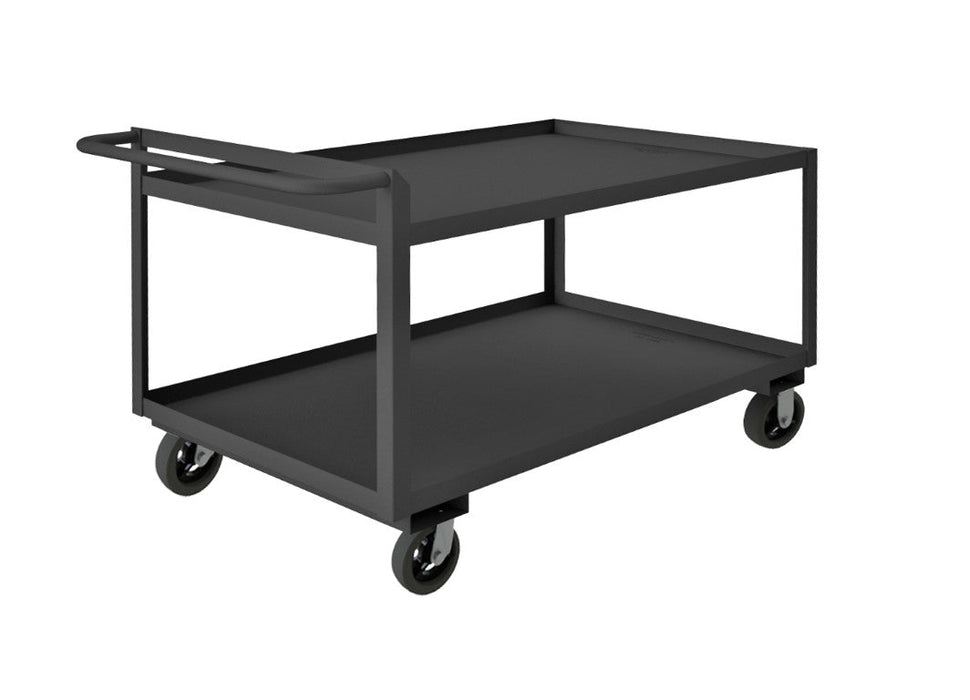 RSCR243636ALU6MR95 Stock Cart, 2 Shelves, Raised Handle