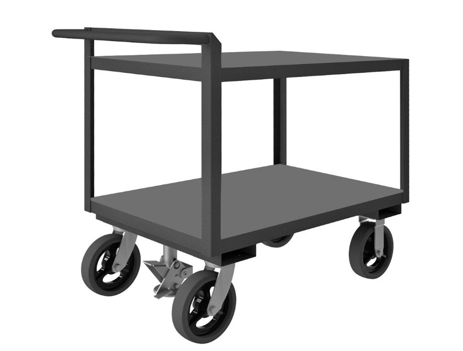 RSCR244836ALDFL8MR95 Stock Cart, 2 Shelves, Raised Handle