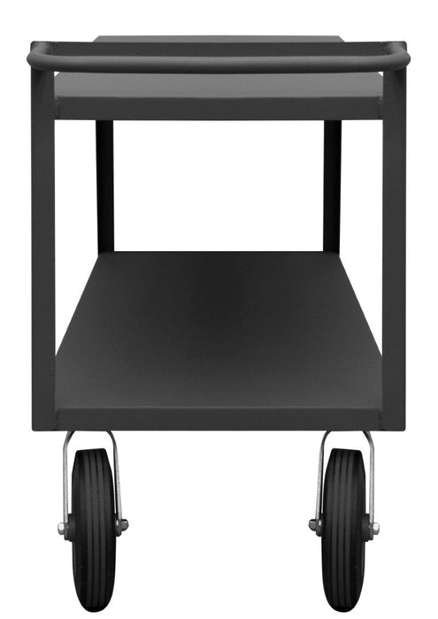 RSCR244838ALD10SPN95 Stock Cart, 2 Shelves, Raised Handle