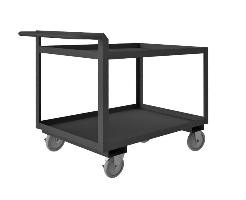 RSCR364836ALU5PU95 Stock Cart, 2 Shelves, Raised Handle