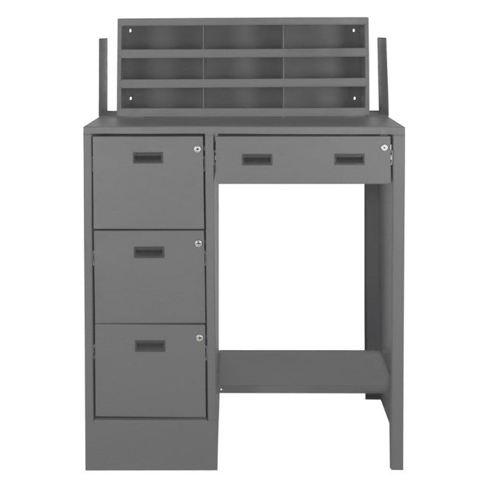 SFWS-392955-95 Stationary File Workstation StandUp Desk