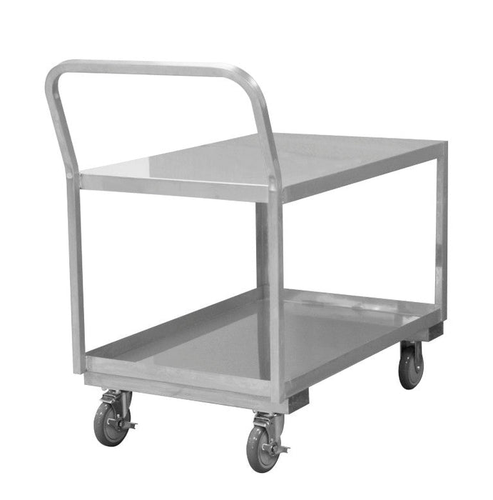 SLDO16304825PU Stainless Low Deck Cart, 2 Shelves
