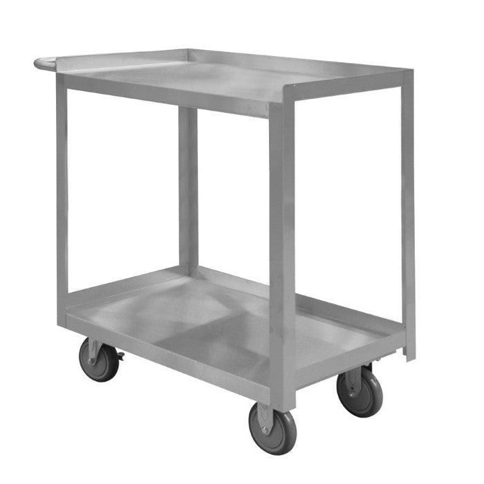 SRSC1624482FLD5PU Stainless Steel Stock Cart, 2 Shelves