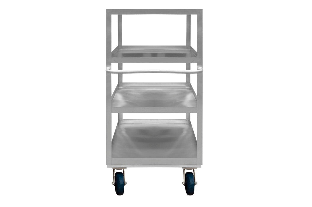 SRSC1624484ALU6PU Stainless Steel Stock Cart, 4 Shelves
