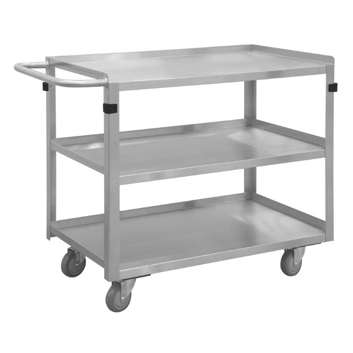 SRSC2016243FLD4PU Stainless Steel Stock Cart, 3 Shelves